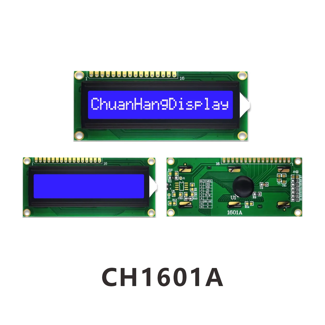 CH1601A  lcd display 16x1datasheet