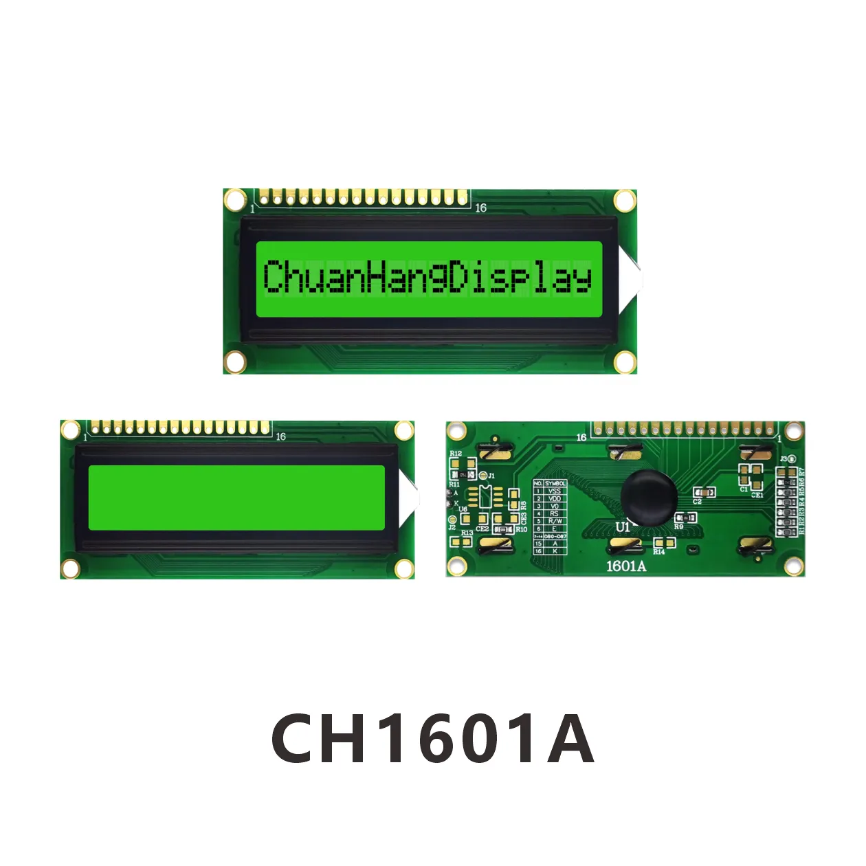 CH1601A  lcd display 16x1datasheet