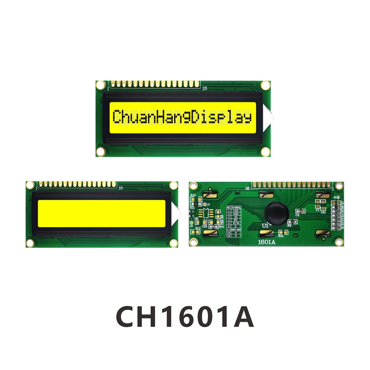 CH1601A  lcd display 16x1datasheet