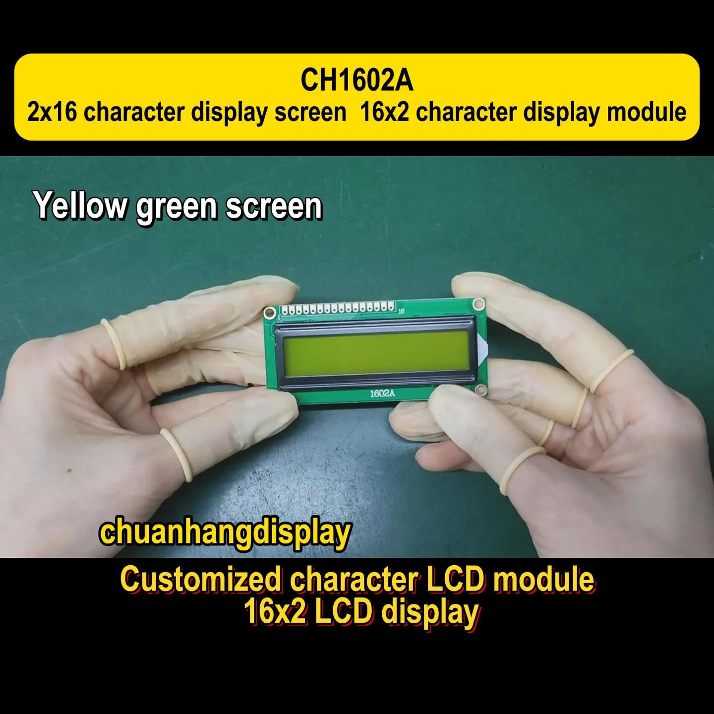 CH1602A  16x2 LCD display