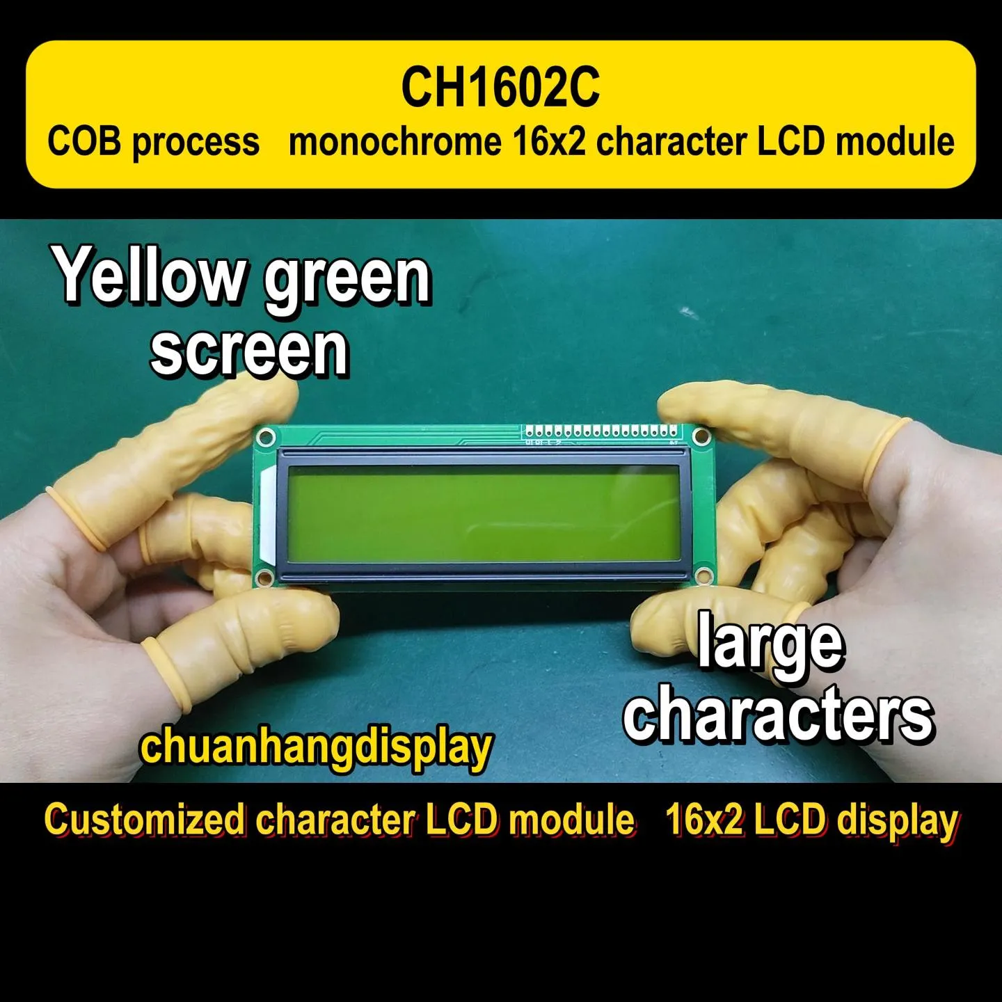 CH1602C  i2c module for 16x2 lcd