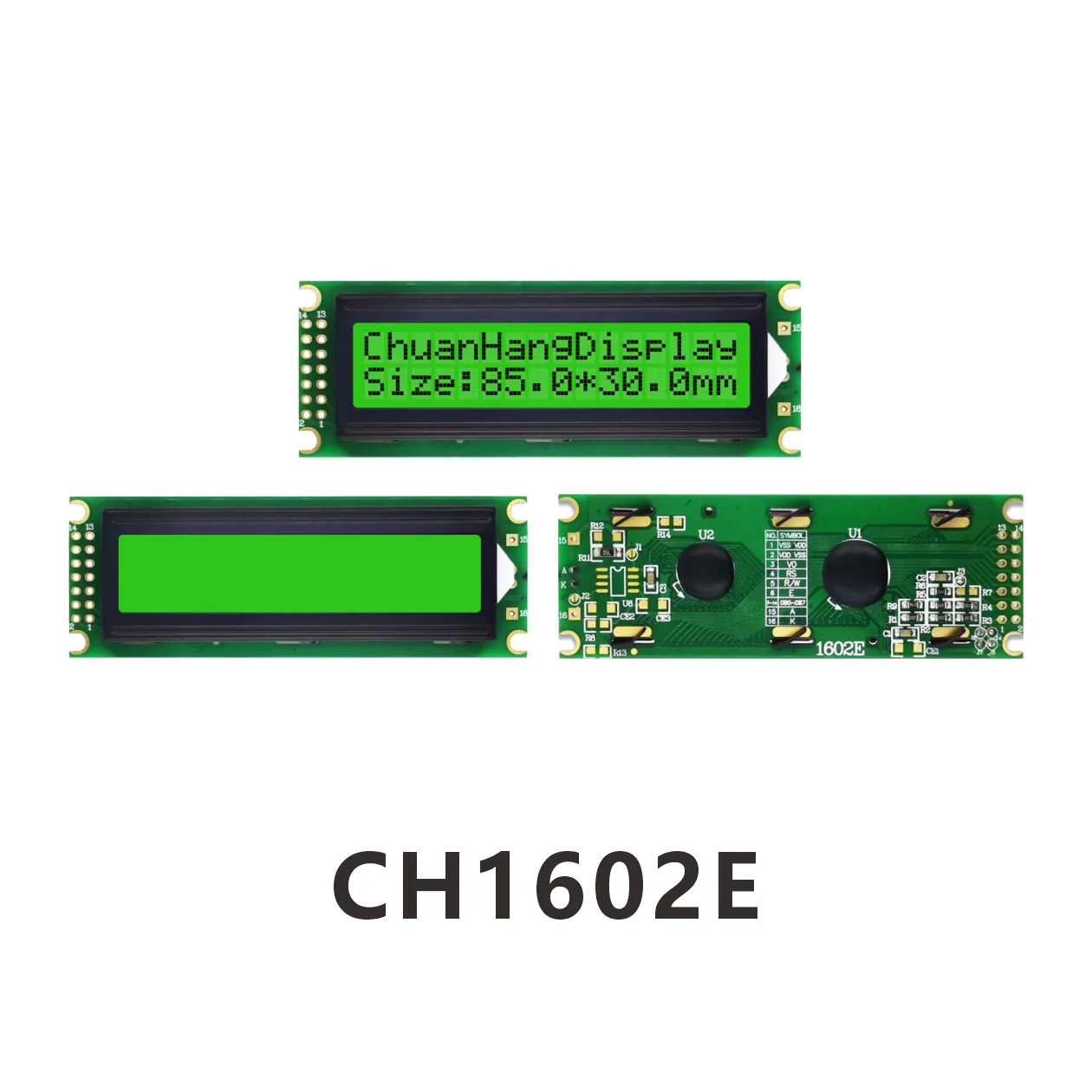 CH1602E lcd display 16x2 specifications