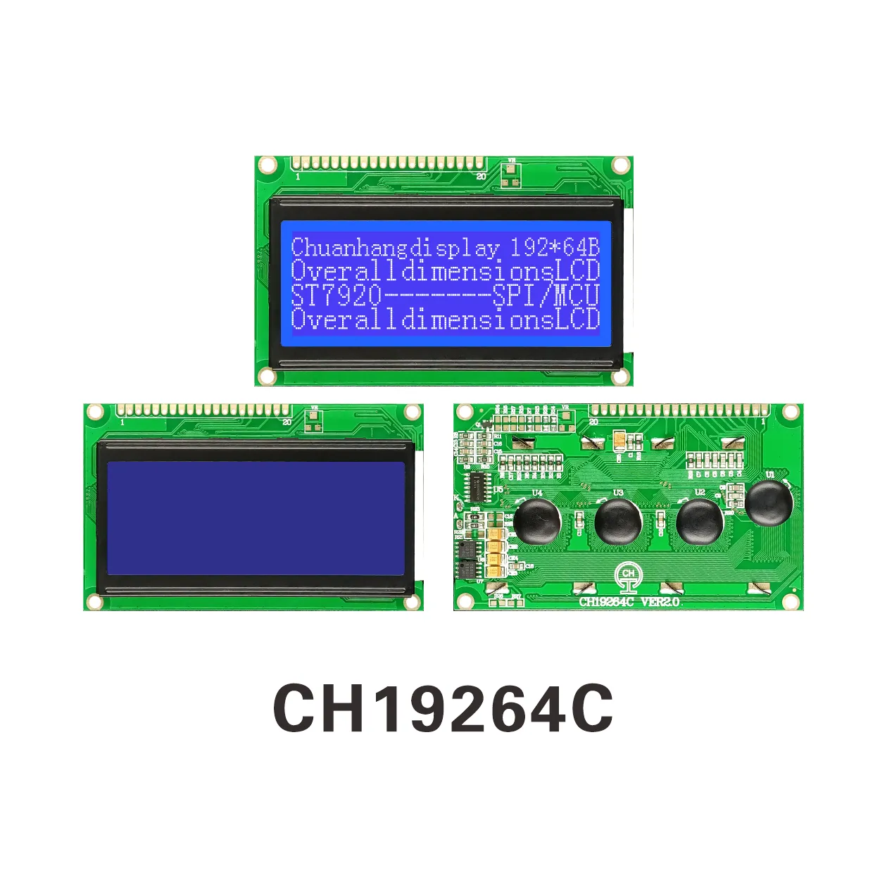 CH19264C 192x64 LCD Graphic Displays