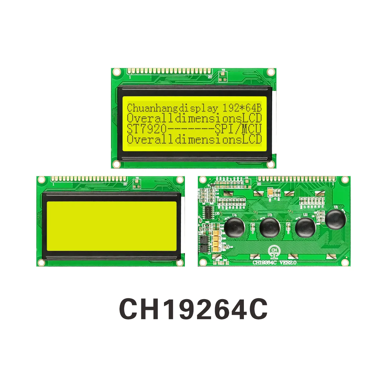 CH19264C 192x64 LCD Graphic Displays