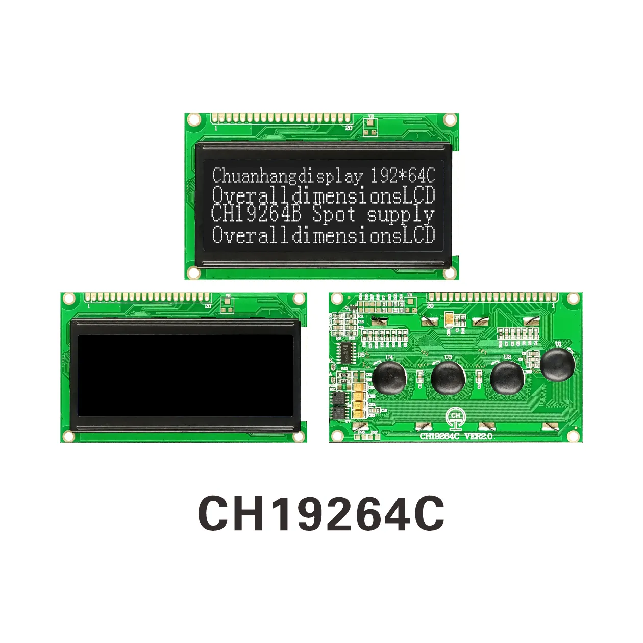 CH19264C 192x64 LCD Graphic Displays