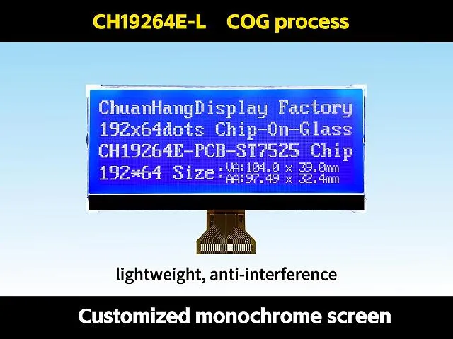 CH19264E-L (Welding Ver) Liquid Crystal Display