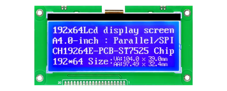 CH19264E COG LCD Display Graphic