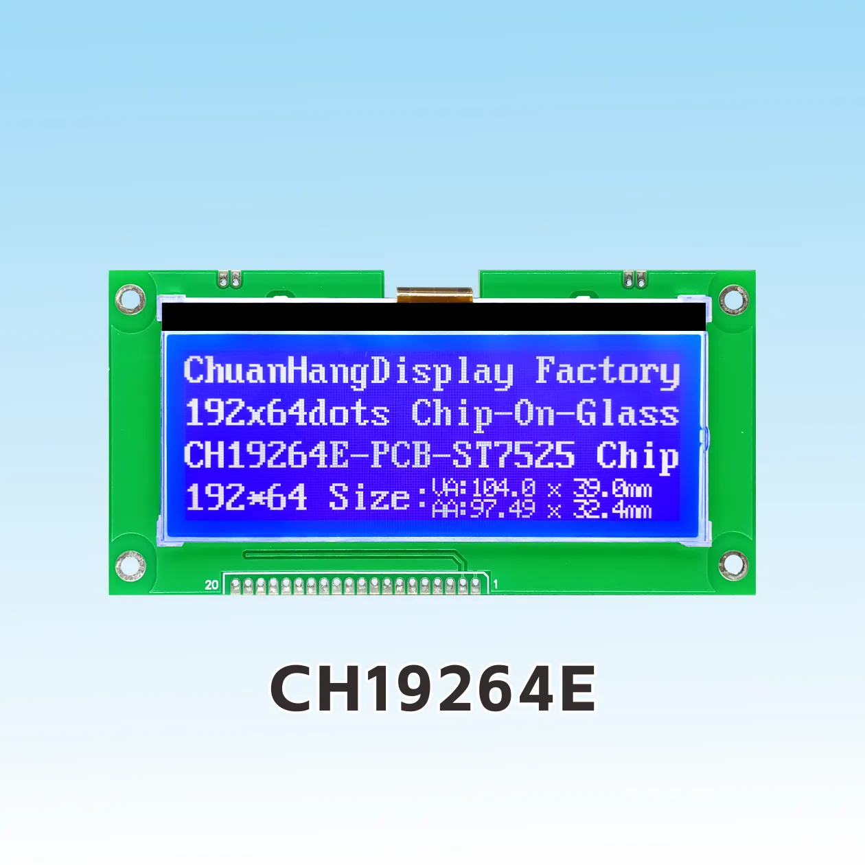 CH19264E COG LCD Display Graphic