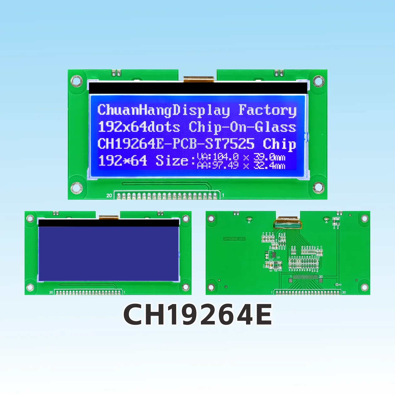 CH19264E COG LCD Display Graphic