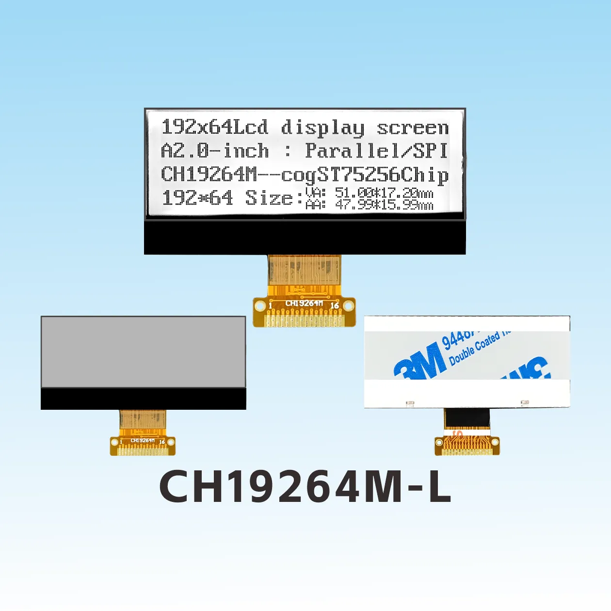 CH19264M-L 192x64 Liquid Crystal Display