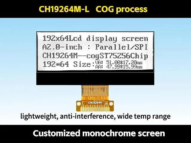 CH19264M-L 192x64 Liquid Crystal Display