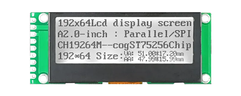 CH19264M 192x64 COG LCD Module