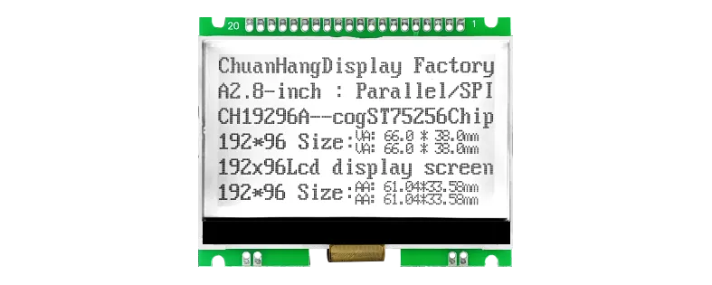 CH19296A Graphic LCD Display Module