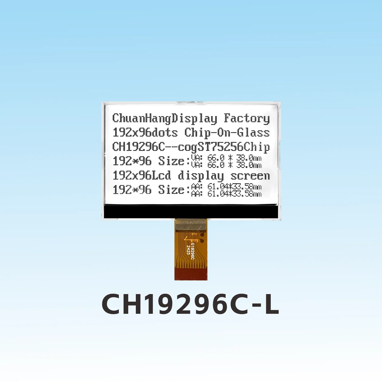 CH19296C-L 192x96 Graphic Liquid Crystal Display