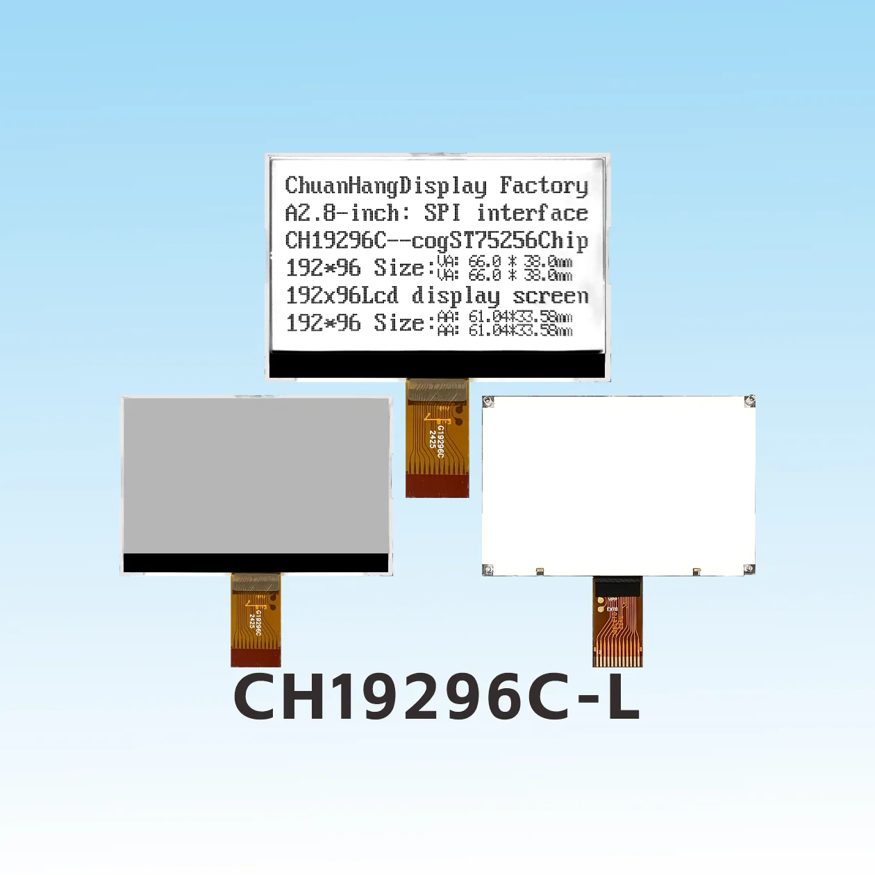 CH19296C-L 192x96 Graphic Liquid Crystal Display