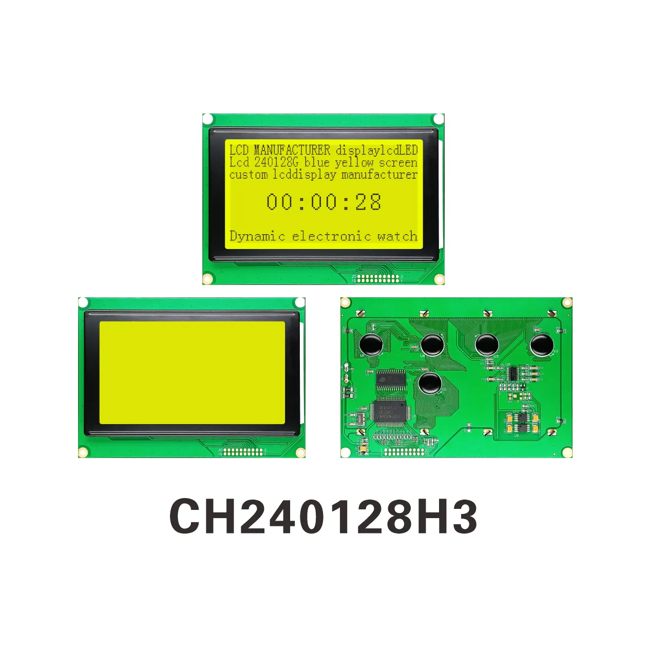 CH240128H3 240x128 Graphic LCD Displays