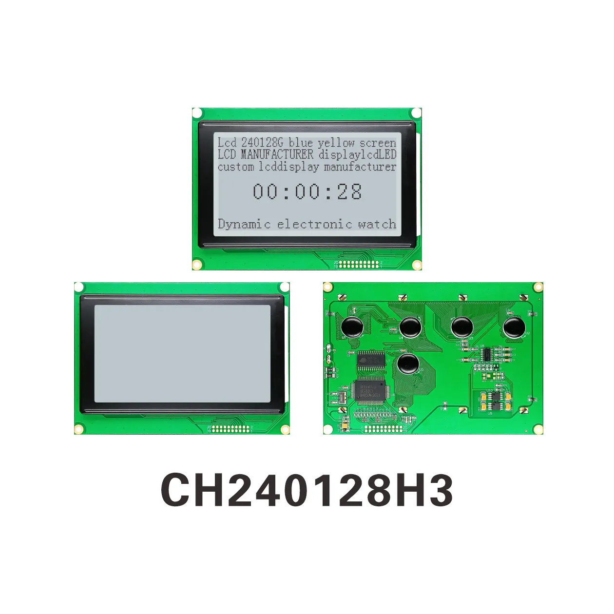 CH240128H3 240x128 Graphic LCD Displays