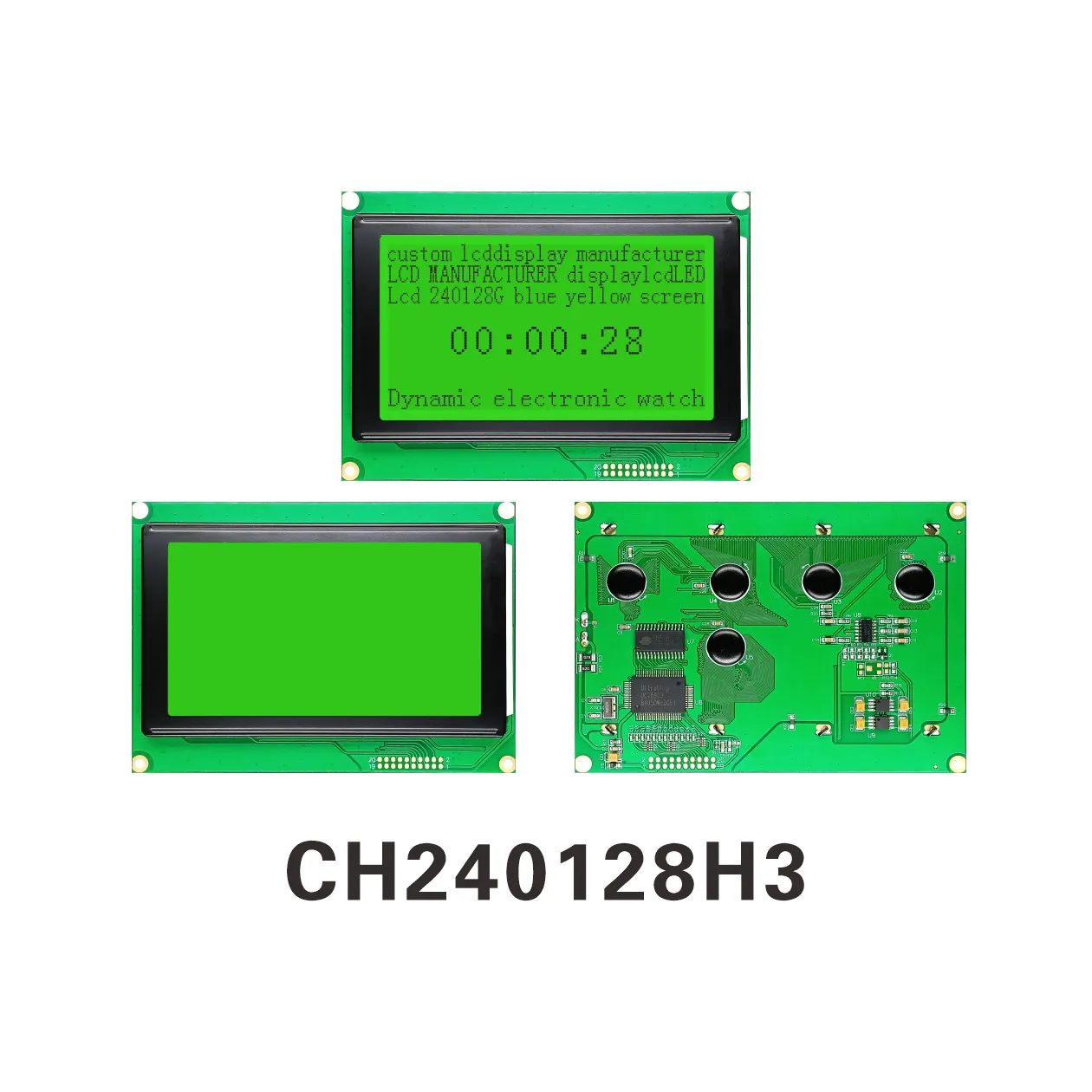 CH240128H3 240x128 Graphic LCD Displays