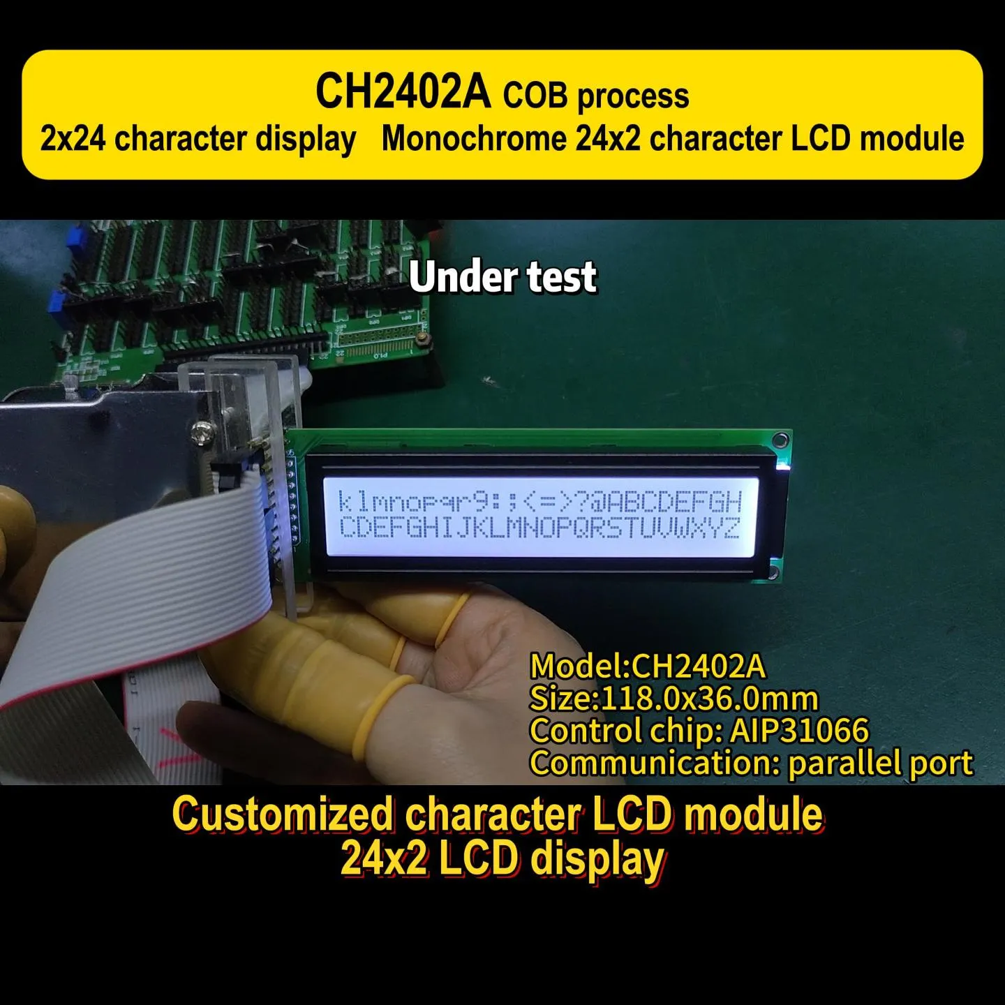 CH2402A  24x2 character lcd module