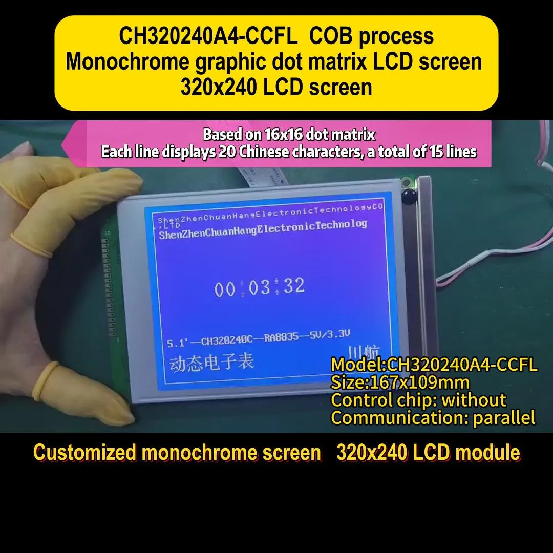 CH320240A4-CCFL 320x240 LCD Module