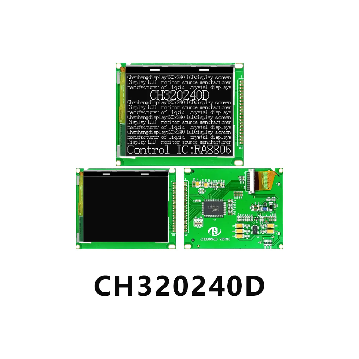 CH320240D Chip on Glass LCD Module 320x240