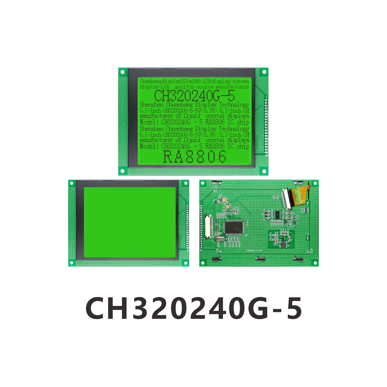 CH320240G-5 COG Graphic LCD Module