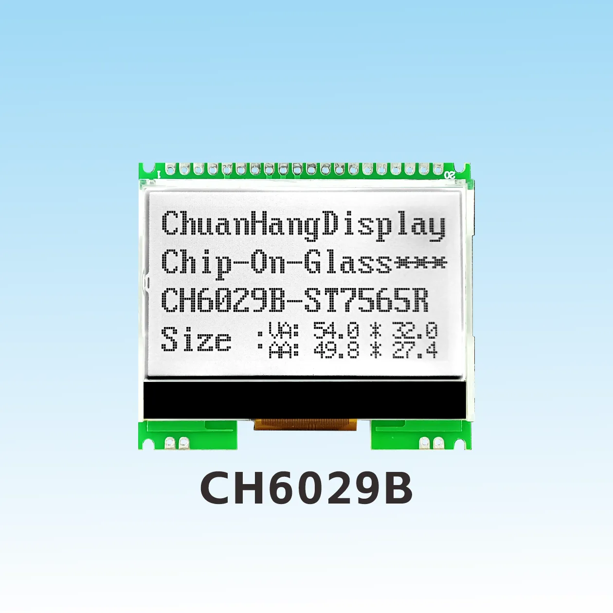 CH6029B  12864 lcd