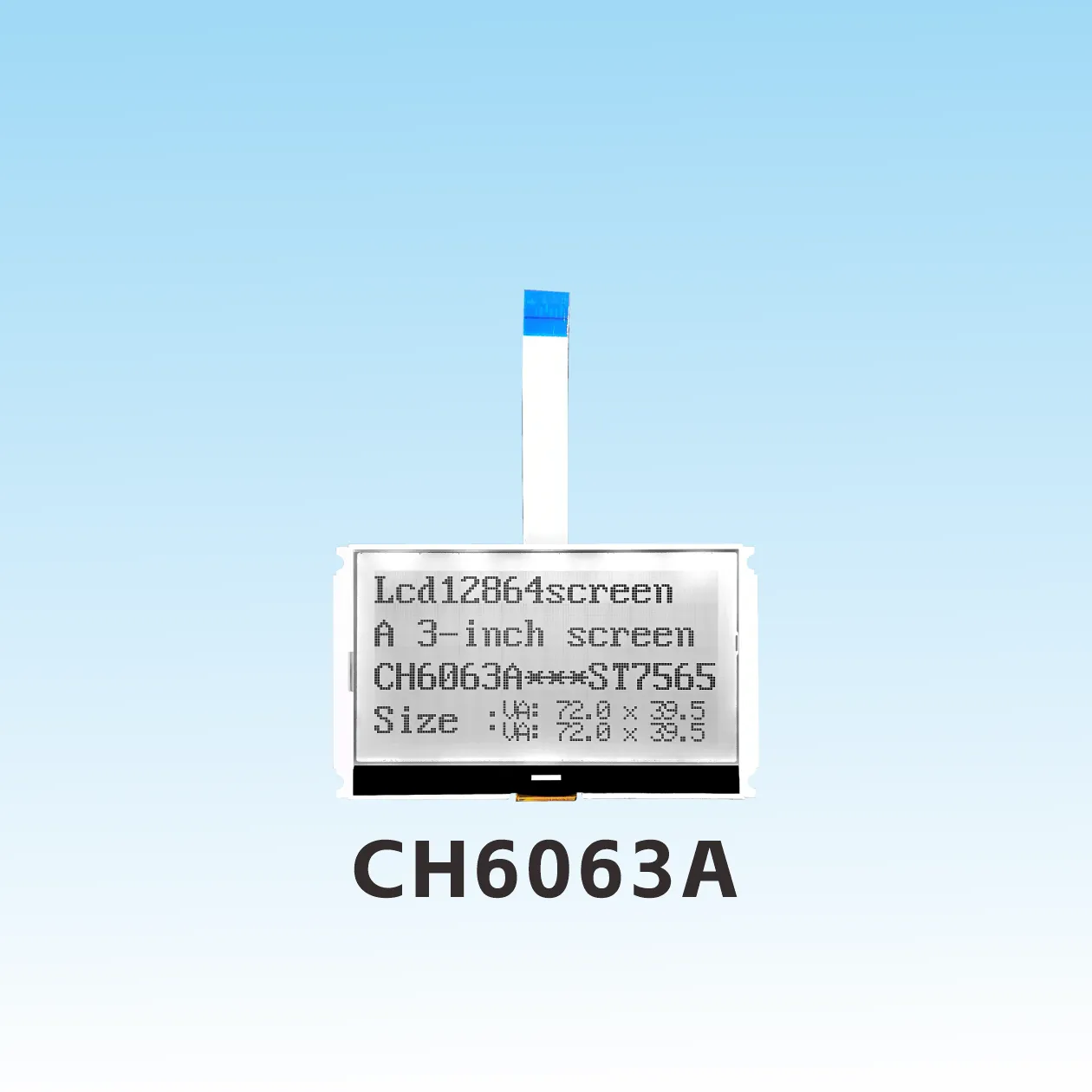 CH6063A  Serial port   128x64 lcd