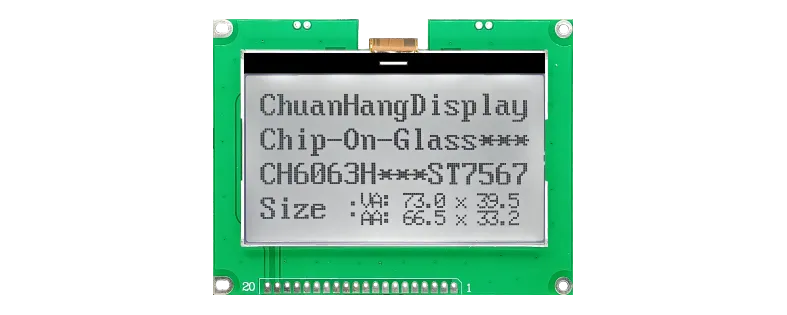 CH6063H    12864 cog lcd factory