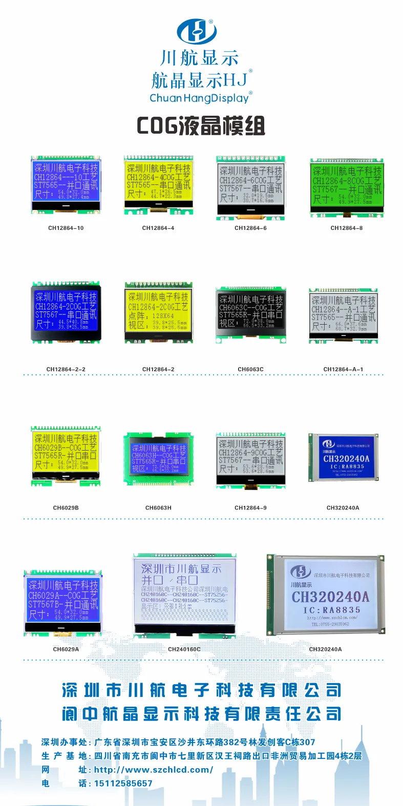 COG-LCD-Modul