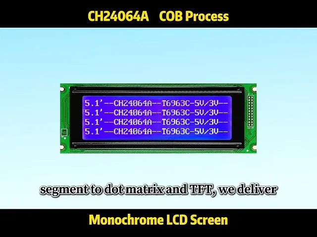 CH24064A 240x64 LCD Display T6963C/UC6963 IC