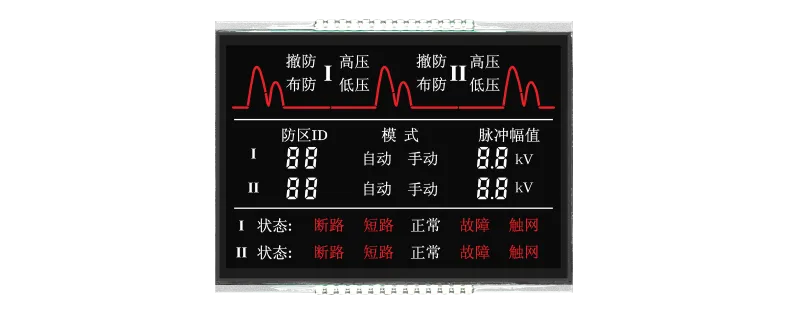 CH623055  VA  negative display screen