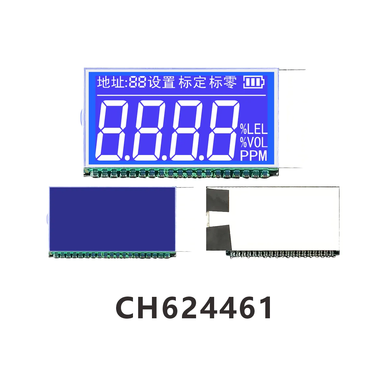 CH624461Air pollution monitoring and detection instrument LCD screen