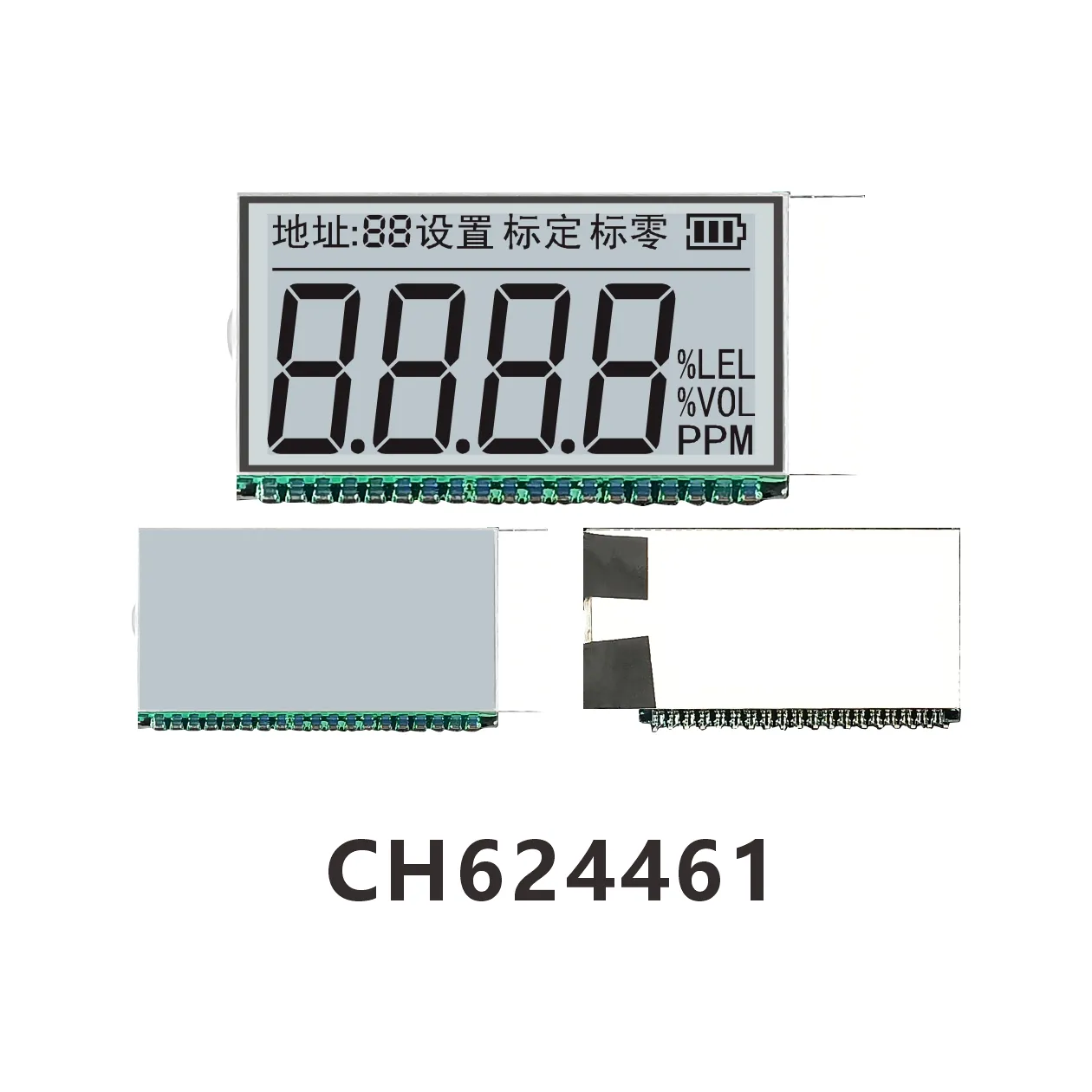 CH624461Luftverschmutzungs&uuml;berwachungs- und -detektionsinstrument LCD-Bildschirm