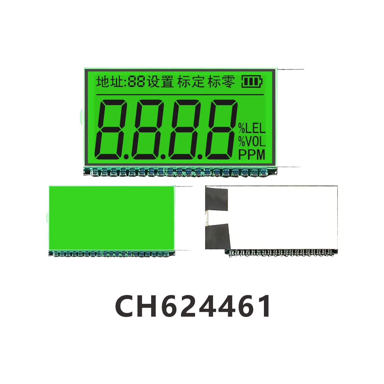 CH624461Luftverschmutzungs&uuml;berwachungs- und -detektionsinstrument LCD-Bildschirm