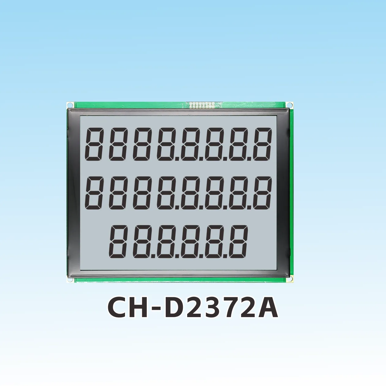 CH-D2372A  the seven segment display