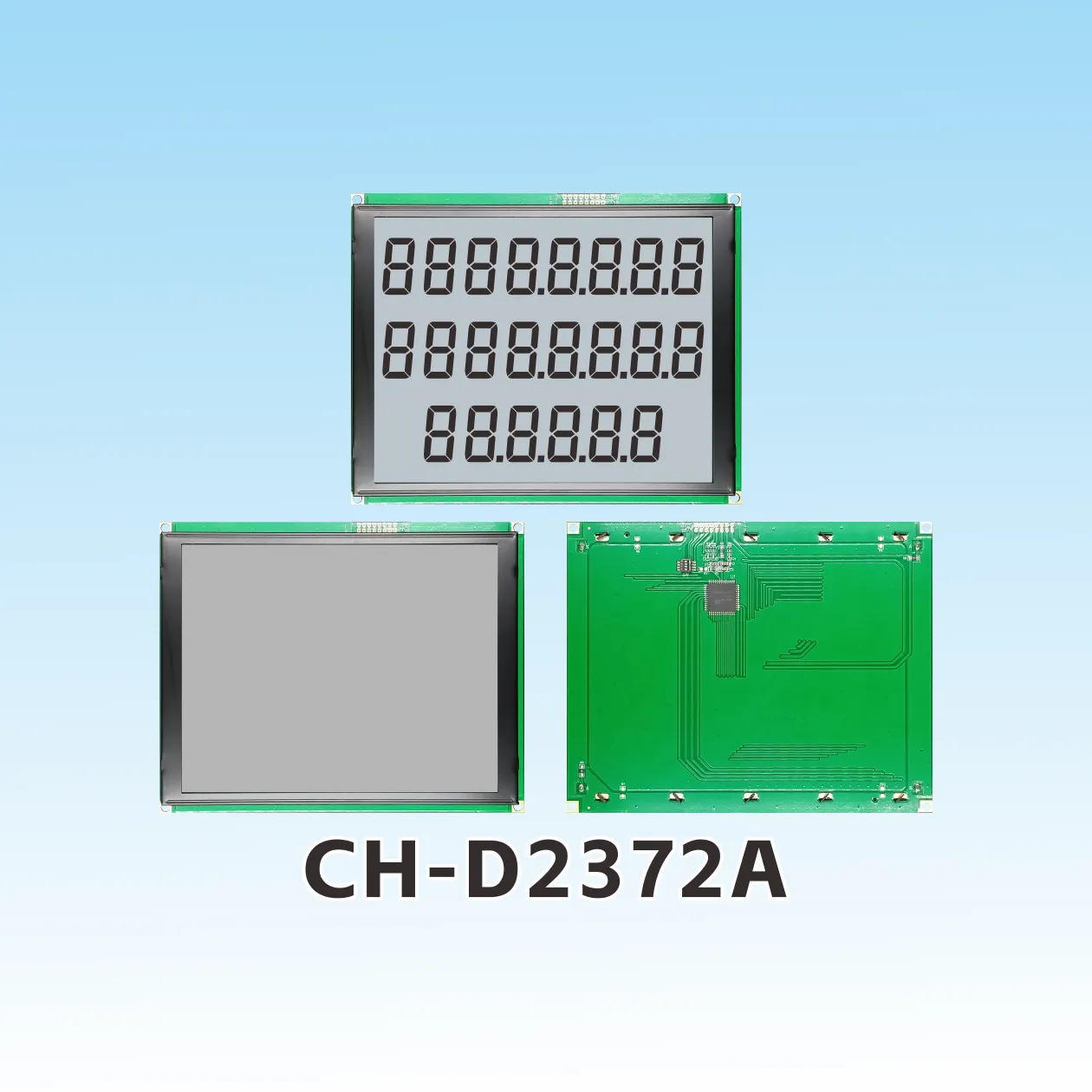 CH-D2372A  the seven segment display