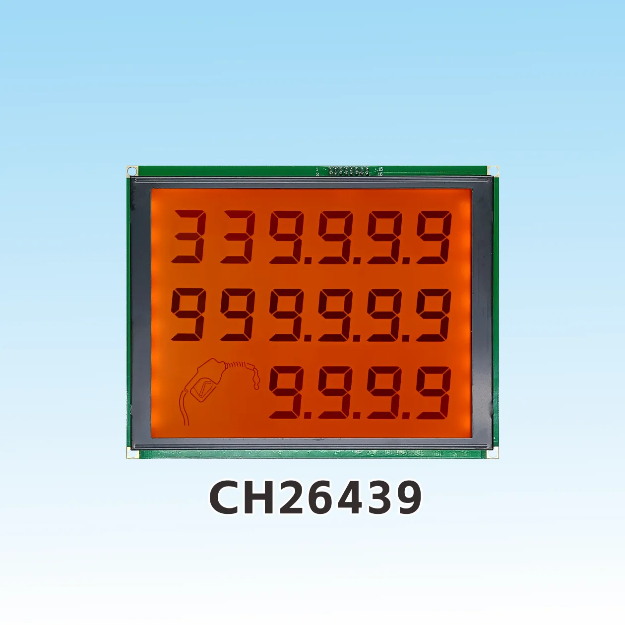 CH26439  the seven segment display